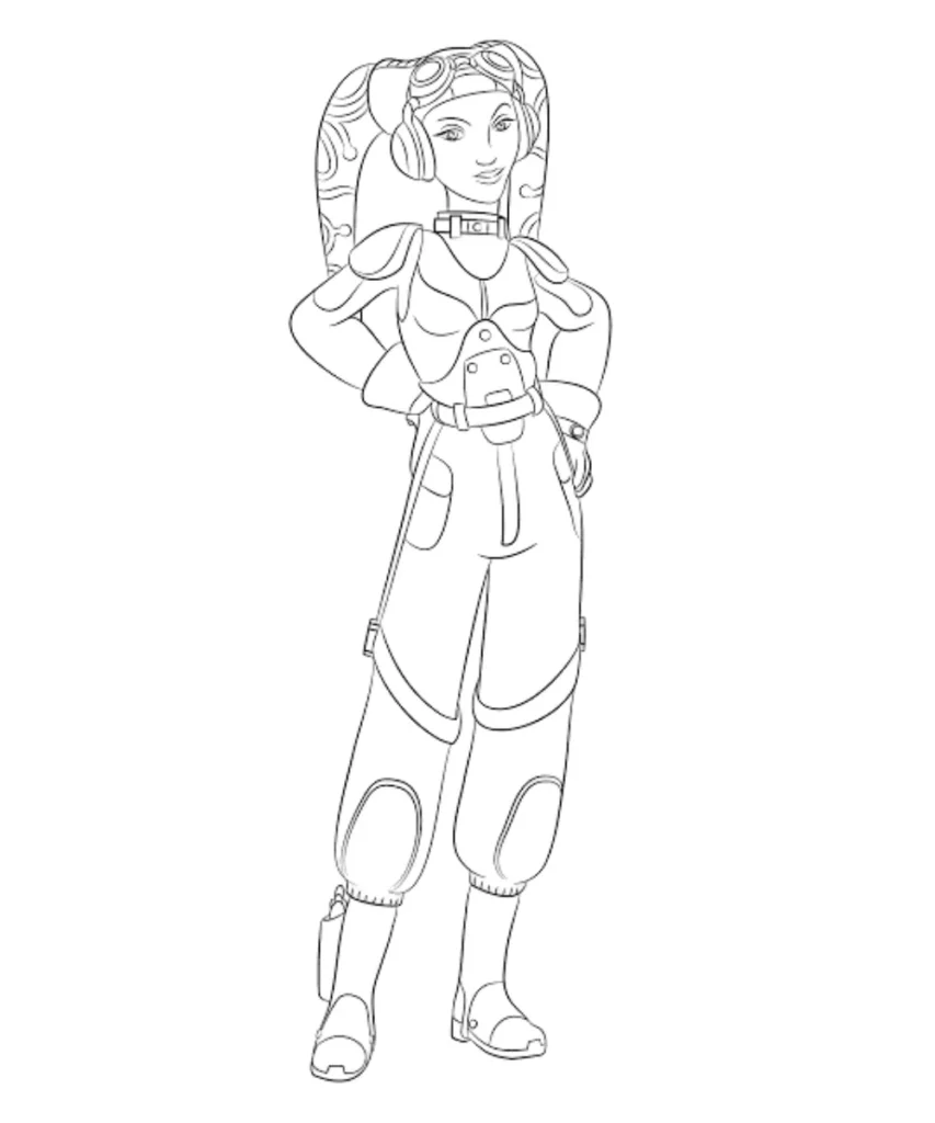 Hera Syndulla Coloring Sheet