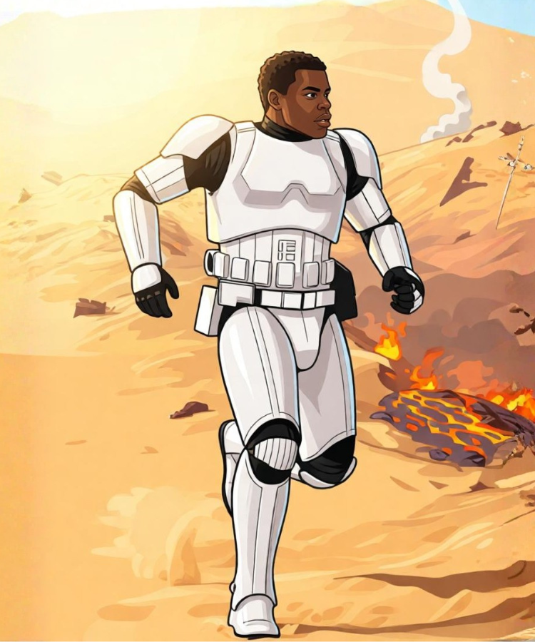 Star Wars Finn Character Wallpapers, Posters, and Coloring Pages for Fans 4 Leaving the First Order Behind