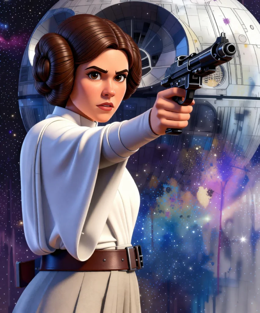 Princess Leia Heroic Poster