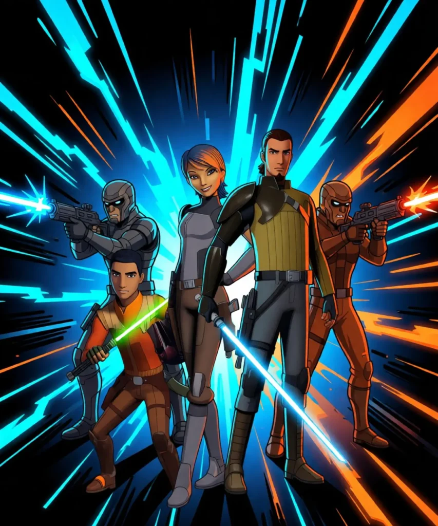 Rebels and Jedi Working Together